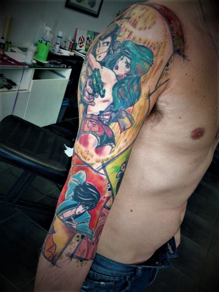 Különböző stílusú tetoválás a Pinker Tattoo galériából